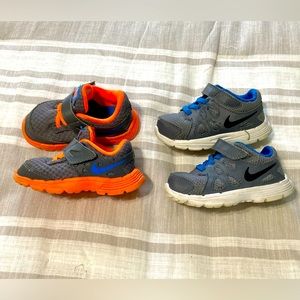 Nike Revolution Shoes sz 6 Flex Free Run Downshifter Toddler Kid Boys